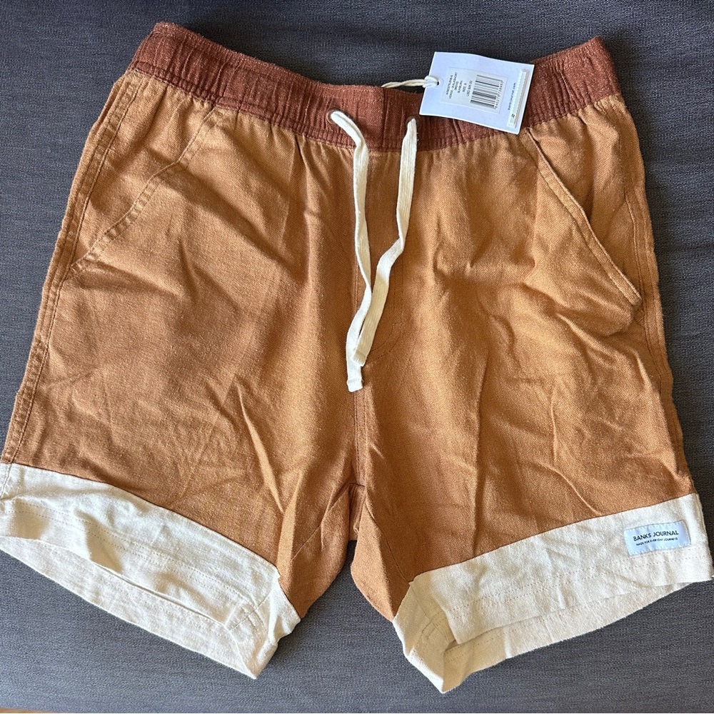 Banks Journal Verge Walkshort in Sunburn - Picture 2 of 6